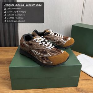 Zapatos de Diseñador de Lujo para Hombre y Mujer, Zapatos Deportivos Retro de Gamuza Marrón de Alta Calidad, Zapatillas para Correr, Nuevas - Product Image 1