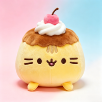 Jouets en peluche personnalisés OEM ODM, Peluche chat gris, Figurine chat en peluche, Jouet en peluche pour machine à griffes, Usine de jouets en peluche