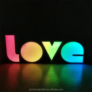 New love Sign 3d LED <strong>Night</strong> <strong>Light</strong> USB Cable Indoor Room Decorative Anniversary Lamp Children Kids <strong>Baby</strong> - Product Image 5