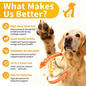 อาหารเสริมออร์แกนิกสำหรับสัตว์เลี้ยง ผงขมิ้นสำหรับสุนัข บำรุงข้อต่อและเสริมภูมิคุ้มกัน ดูดซึมได้รวดเร็วในลำไส้ ด้วยเคอร์คูมิน สำหรับสุนัขสูงวัย - Product Image 4