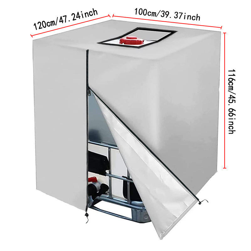 สีเงิน 210D พร้อมซิปและฝาปิด