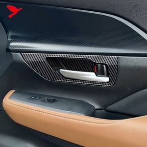 Accessoires de voiture pour Toyota Grand <span class=keywords><strong>Higlander</strong></span> 2024-2026, garniture de poignée de porte intérieure, couvercle de poignée de porte, ABS, 4 pièces - Product Image 3