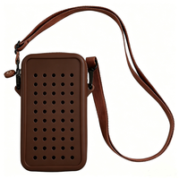 Chinfai Nouveau design unique Sac mini en silicone véritable pour femme Sac de téléphone tendance Sac bandoulière quotidien