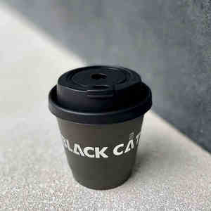 High-Grade 8/10/12oz Silver Hot Stamping Disposable Paper Cups Double Wall Portable for Hot Drinks Milk Tea Coffee Exquisite Lid