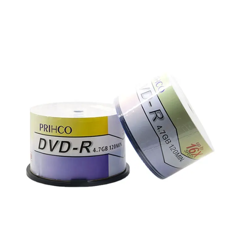 OEM ราคาที่ดีที่มีคุณภาพสูง Princo ดีวีดี R 4.7กิกะไบต์ที่ว่างเปล่าดีวีดี-R 8X 16X ที่ว่างเปล่าแผ่นดีวีดี