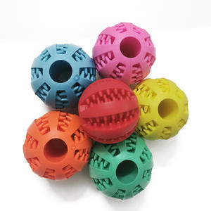 Jouet à mâcher <span class=keywords><strong>pour</strong></span> chien rond solide résistant aux morsures, en TPE écologique, style dessin animé, nettoyage des dents molaires, puzzle en forme de pastèque - Product Image 1