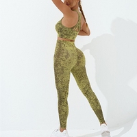 Ensemble de yoga sans couture Alpha Cation Halter à col en V, double teinture, haute élasticité, soutien-gorge et pantalon de yoga, couche de base d'automne, vêtement d'extérieur taille haute