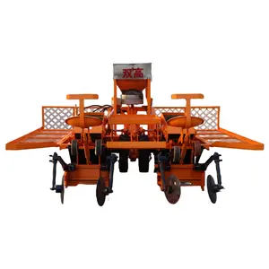 Factory Price Farming Equipment 2 Rows Seeders & Transplanters Sugarcane Planting Machine Sugarcane Seed Planters