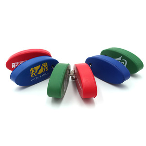 <span class=keywords><strong>Porte</strong></span>-clés <span class=keywords><strong>personnalisé</strong></span> en mousse 3D écologique, motif circulaire simple, doux, noir, en EVA flottant, changeant de couleur - Product Image 4