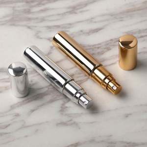 ขวดน้ำหอมแก้วใสคุณภาพสูงขนาด 2 มล./5 มล./10 มล. ขวดสเปรย์ตัวอย่างขนาดเล็กแบบเติมได้ พร้อมหัวฉีดสเปรย์ ปั๊มได้ รับทำฮอตสแตมป์ - Product Image 3