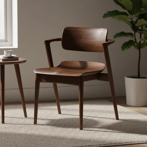 Silla <span class=keywords><strong>de</strong></span> <span class=keywords><strong>Comedor</strong></span> <span class=keywords><strong>de</strong></span> Madera Maciza <span class=keywords><strong>de</strong></span> Estilo Americano Moderno, para Hogar, Restaurante, Hoteles, Sala <span class=keywords><strong>de</strong></span> Estar, Lujo Ligero, Exterior, Banquete, Retro, con Respaldo - Product Image 6