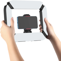 Stabilisateur vidéo pour smartphone PICTRON U200, éclairage annulaire LED portable pour selfie, stabilisateur vidéo pour téléphone, caméra, GoPro, Youtube