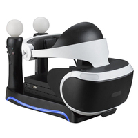 Productos al por mayor Base de carga para PS4 VR/PS MOVE Estaciones de carga del cargador para PS4 VR Display Racks