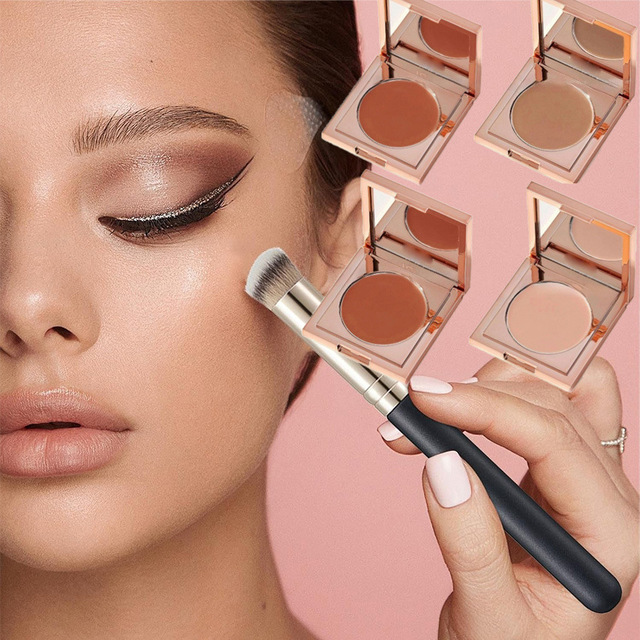 4 Colors Undereye Corrector Concealer-cover Dark Circles ,Waterproof Long Lasting Brighten Face Concealer Makeup Products