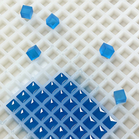 Moule de production demi-sphère à 625 cavités, en silicone vulcanisé au platine, demi-feuille de 3 ml, pour la fabrication de produits à base de fibres, pour le remplissage et le raclage, outillage personnalisé
