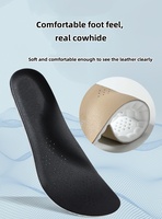 Semelles de sport 4D Cloud véritable vachette confort décontracté respirant déodorant massage haute élasticité absorption des chocs coussinet de pied