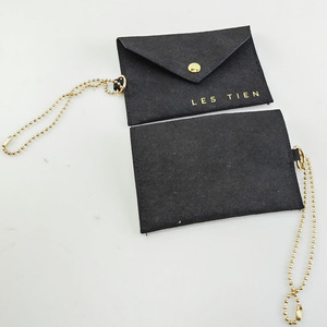 Bolsas de Regalo de Terciopelo con Logotipo Personalizado, Bolsas de Joyería con Solapa, Bolsa de Embalaje de Joyería de Terciopelo, Bolsa de Microfibra de Gamuza - Product Image 4