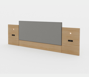 Set Perabot Kamar Tidur <span class=keywords><strong>Hotel</strong></span> Kayu Modern Leken, Lemari TV dari Koleksi Ascend <span class=keywords><strong>Hotel</strong></span> - Product Image 2