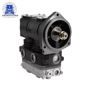 工場直送 ダブルシリンダー エアコンプレッサー 1000889077 濰威(ウェイチャイ) WP12 WP13 トラックエンジン部品 M用 - Product Image 1