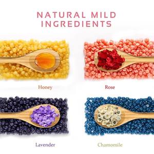 Lifestance Salon-kwaliteit Ontharingswax zonder strips, hete filmwax, pijnloze harde waxparels, gezichtsontharing, aloë geurend, antracene-vrij - Product Image 5