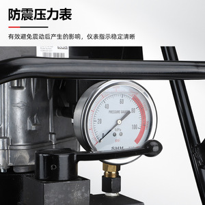 Bomba hidráulica de gasolina Soli ZHH-700S de 350 bar y 5 HP, de doble circuito y alta presión para uso en exteriores. - Product Image 4