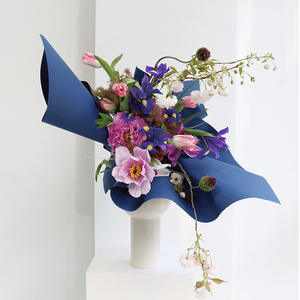 JOYWOOD Individuelles Koreanisches Blumenstrauß-Geschenkpapier, Neues Einfarbiges Wasserfestes Bastelpapier, Beschichtet für Blumenverpackungen - Product Image 6