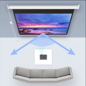 Factory Price Smart 100 Inch Enhanced Contrast Short Throw <strong>Screen</strong> <strong>Projector</strong> 4k Motorized <strong>Projector</strong> <strong>Screen</strong> - Product Image 5