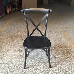 Vente en gros bon marché chaise de mariage de luxe durable chaise à dossier croisé noir pour <span class=keywords><strong>la</strong></span> <span class=keywords><strong>location</strong></span> d'événements - Product Image 4