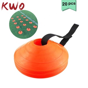 Proveedor de Equipamiento KWO, Bolsa de Entrenamiento Deportiva OEM, Soporte para Discos de Velocidad de Plástico Amarillo Suave, Marcador de Agilidad, Conos de Fútbol - Product Image 4