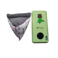 Support de téléphone portable en forme de coussin en microfibre, compatible iPad, écologique, personnalisé, pour bureau, avec nettoyeur d'écran 2-en-1