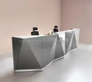 Offre Spéciale table de bureau en bois design comptoir de travail avec fabricant de lumière