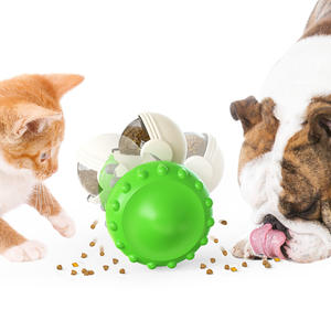 Juguete con fugas para perros pequeños y grandes, vaso de juguete interactivo para cachorros y gatos, dispensador de alimentador de comida lenta, accesorios de entrenamiento IQ - Product Image 3