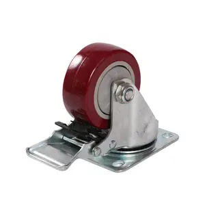 Fabriek Directe Verkoop Zware Intrekbare En 360 Graden Swivel Caster Voor Industrie Apparatuur Werkbank En Planken