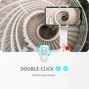 <span class=keywords><strong>L09</strong></span> para <span class=keywords><strong>Estabilizador</strong></span> de <span class=keywords><strong>Gimbal</strong></span> de Mano, Palo Selfie con Luz de Relleno Ajustable, Soporte para Teléfono Móvil para Videocámara Inalámbrica - Product Image 5