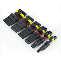 AMP Fast Connect Connecteur d'alimentation automatique à 6 broches mâle à femelle 1 2 3 4 5 Fiches de connexion rapide à 6 broches