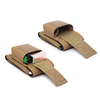 Pochette de téléphone camouflage Oxford à cadre interne, étanche, pour cigarette électronique, sac banane de sport et cyclisme, doublure PVC, multifonction tactique