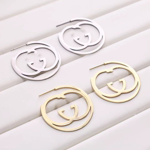 Pendientes de Diseño de Lujo en Oro de 18k para Mujer, Joyería de Moda con Forma de Lágrima - Product Image 2