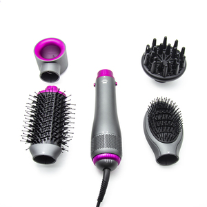 Cepillo <span class=keywords><strong>De</strong></span> Aire Caliente cambiable Alisador, Cepillo <span class=keywords><strong>De</strong></span> Aire Caliente <span class=keywords><strong>Alisa</strong></span> Y Seca eléctrico 5 En 1 - Product Image 3