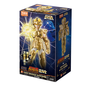 Blokees Figuras de Saint Seiya <span class=keywords><strong>Leo</strong></span> Aiolia Original Genuino Versión China Modelos Ensamblables Bloques de Construcción Juguete para Hombre Caja Sorpresa - Product Image 1