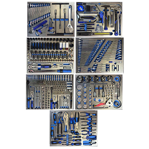 Chariot d'atelier en acier à 7 tiroirs pour réparation automobile, avec 526 kits d'outils, verrouillable, pour mécaniciens, vente en gros d'usine, TCS-06 De - Product Image 4