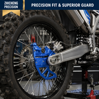 Protection de disque de frein arrière en aluminium CNC usiné, protection d'étrier pour moto tout-terrain, orange, amélioration / Husqvarna, taille personnalisable, Beach