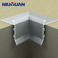 NIUYUAN Garniture de carrelage de bord de balcon en aluminium avec trous de sudation, angle d'égouttement de balcon, profils d'égouttement pour balcon et terrasses