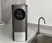 Système d'eau potable électrique à osmose inverse RO automatique à 6 étapes, purificateur sans réservoir 100 GPD avec indicateur TDS intelligent, certifié CE