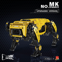 Mold King 15075Four-Legged Robot Hunde leistungs modul RC Mechanischer intelligenter Roboter Programmier barer Bildungs baustein