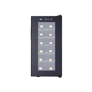 Refrigerador de lujo de <span class=keywords><strong>12</strong></span> <span class=keywords><strong>botellas</strong></span> con puerta de vidrio para vino y bebidas para bar - Product Image 3