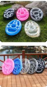 Seau à glace gonflable en PVC gris de 70 cm avec 8 supports pour bain à remous, utilisation en extérieur, fabriqué en Chine, logo personnalisé - Product Image 3