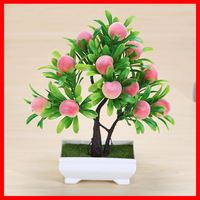 Bonsái Artificial de Plástico, Moderno, Mini, Ecológico, Creativo, Simulación de Plantas en Maceta, Decoración para Sala de Estar y Dormitorio