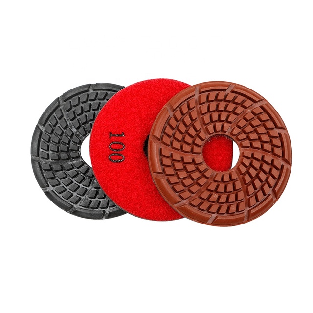 TRUE SHINE 3.5 Inch Stone or Concrete Diamond Floor Polishing Pads or Disc