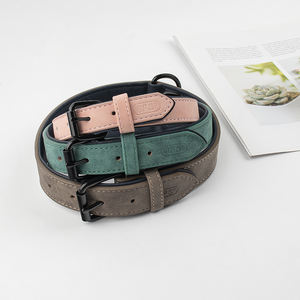 2024 Fabricante al por mayor logotipo personalizado collar de cuero ajustable para perros - Product Image 4