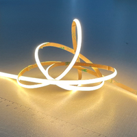 4000K 4MM PCB-Breite Mini-Schneidbare DC5V COB-Streifen 5W 480LEDs/M LED-Streifen Flexibles Band Seil Heimdekoration TV-Hintergrundbeleuchtung